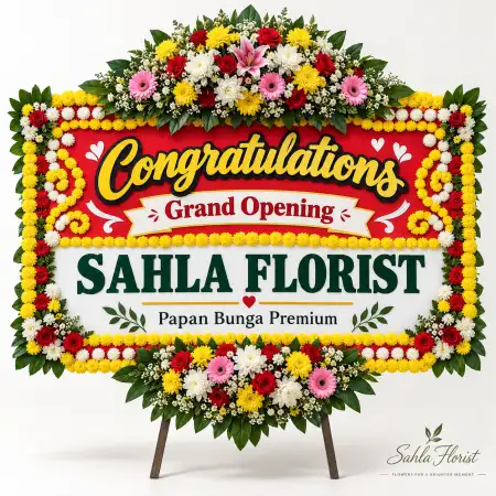 Papan Bunga Ucapan Selamat Tegalalang
